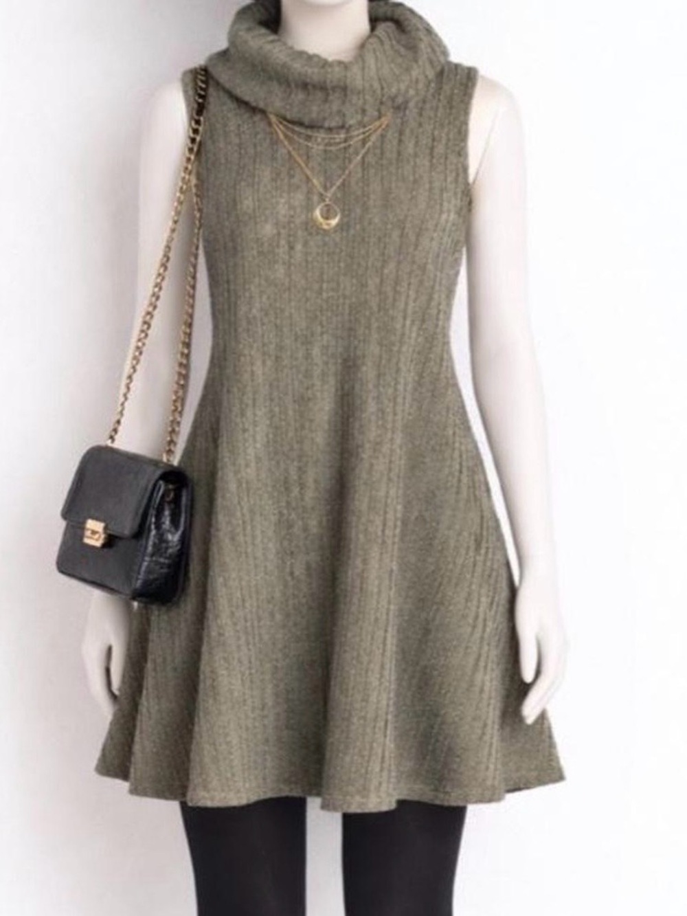 Spense Heather Gray Sleeveless A-line Shift Dress Size 6/Medium Metallic Shimmer
